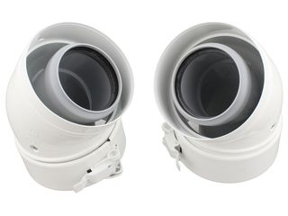 BAXI MG83248 45 BENDS X 2 & SEAL (60/100MM)
