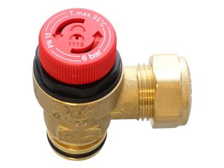 Caleffi F0000419 6 Bar Circlip Type Pressure Relief Valve S/Steel Seating