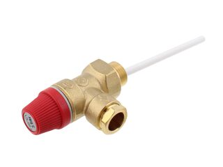 Caleffi 309430 3 Bar 1/2" x 15mm Temperature & Pressure Relief Valve