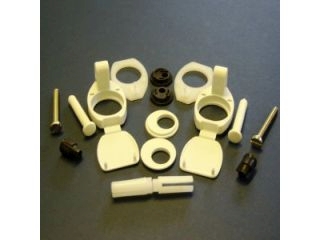 ISAS S972701 MONTANA SEAT HINGES WHITE