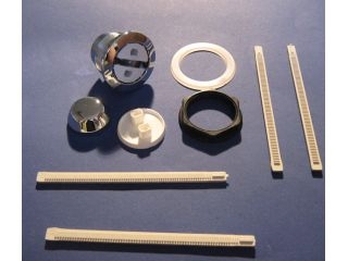 ISAS SV695AA RAISED UNBRANDED MONOBOND SINGLE FLUSH PUSH BUTTON CHROME