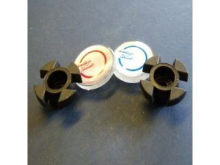 IDEAL STANDARD S9655AA STARLITE INDICES & HOLDERS HOT & COLD CHROME