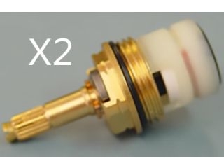 IDEAL STANDARD S960023NU CONE 3/4" SE CERAMIC DISC CARTRIDGES PAIR