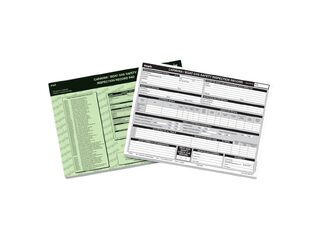 Regin REGP47 Caravan Gas Inspection Record Pad