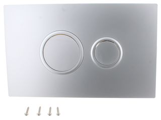 Fluidmaster 1000Z-034-P1 Pneumatic Flush Plate - Satin Finish