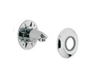 AQUALISA 215015 WALL OUTLET ASSEMBLY - WHITE