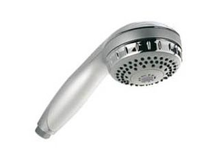 AQUALISA 215021 VARISPRAY SHOWER HEAD - WHITE/CHROME
