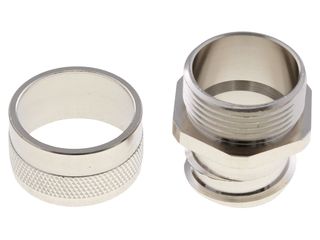 FLEX-IT 25MM NICKEL PLATED BRASS FIXED FITTING