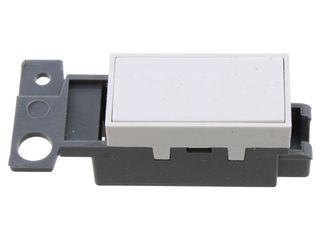 MINIGRID MD008PW BLANK MODULE - POLAR WHITE