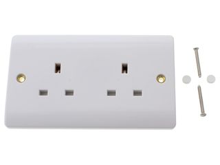 MODE CMA032 13A 2 GANG UNSWITCHED SOCKET