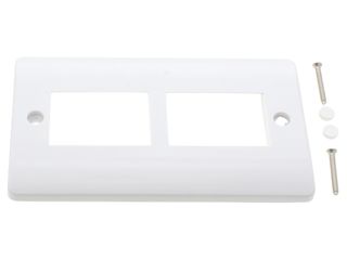 MODE CMA406 2 GANG MINIGRID UNFURNISHED PLATE - 2 X 3 APERTURES - MODE