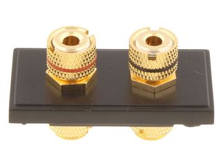 NEW MEDIA MM495BK LOUDSPEAKER MODULE (2 OUTLETS) - BLACK