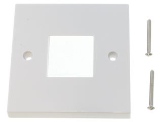 POLAR 1 GANG MINIGRID UNFURNISHED PLATE - 2 APERTURES