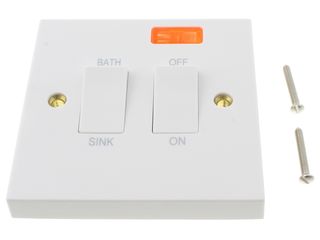 POLAR 20A DP SINK/BATH SWITCH WITH NEON