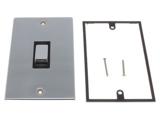 DECO VPCH502BK 45A INGOT 2 GANG DP SWITCH - BLACK