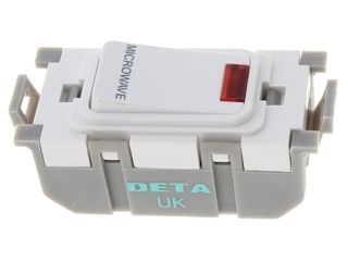 DETA G3581 20A DP ENGRAVED WITH NEON - MICROWAVE
