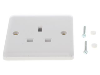 VIMARK CURVE VC1206 13A 1 GANG UNSWITCHED SOCKET