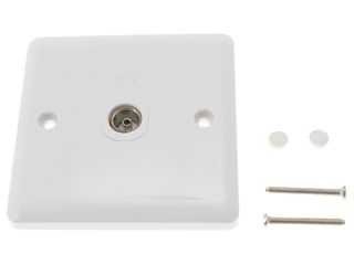 VIMARK CURVE VC1264 SINGLE COAXIAL OUTLET - ISOLATED