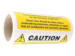 INDUSTRIAL SIGNS IS59100R MIXED CABLE NOTICE