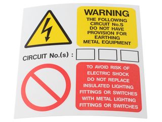 INDUSTRIAL SIGNS IS7910SA SELF ADHESIVE VINYL - EARTH PROVISION LABELS