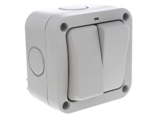 BG 2 GANG IP65 OUTDOOR SWITCH WP42-01