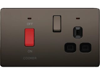 BG FBN70B-01 45A COOKER CONNECTION UNIT SWITCHED SOCKET POWER INDICATR
