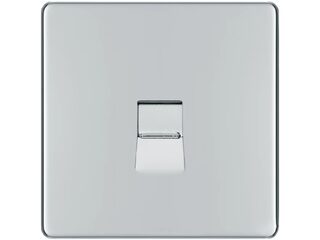 BG FPCBTM1-01 1 GANG TELEPHONE SOCKET MASTER SCREW TYPE