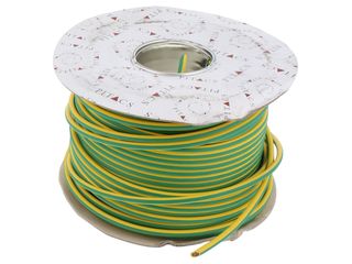 Pitacs EC350771 6491 x 16.0mm 1 Core Green / Yellow Cable - 100m