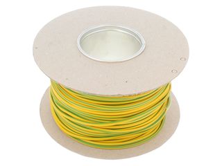 UNICRIMP QES3 100M X 3MM EARTH SLEEVING - GREEN/YELLOW