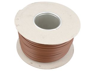 UNICRIMP QES4BR 100M X 4MM EARTH SLEEVING - BROWN