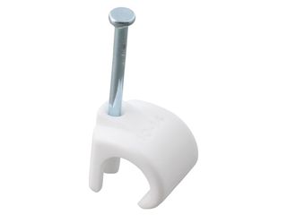 UNICRIMP QRC12 10-14MM ROUND CLIPS - WHITE - BOX OF 100