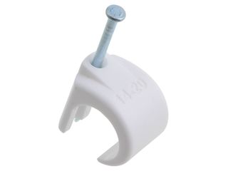 UNICRIMP QRC14 14-20MM ROUND CLIPS - WHITE - BOX OF 100