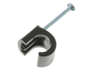 UNICRIMP QRC7 7-10MM ROUND CLIPS - BLACK - BOX OF 100