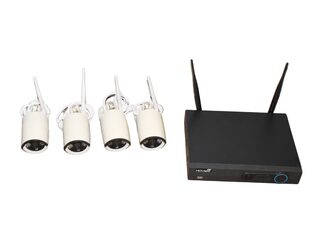 ESP FHDV4KB4WF 4 CAMERA WIFI CCTV KIT - 500GB (WHITE)