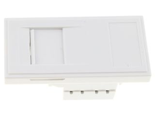 HAGER WMMRJ45 RJ45 - CAT 6 UTP EUROMODULE WHITE