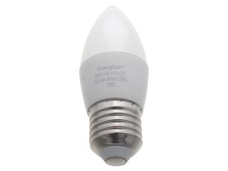 ENERGIZER 470LM 59W WARM WHITE CANDLE OPAL E27 LED LAMP