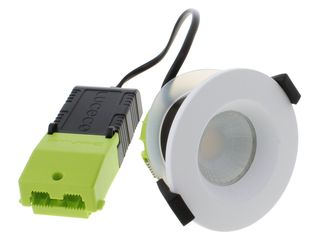 LUCECO EFCB60W40-01 FTYPE COMPACT BAFFLED 6W 600LM DIMMABLE FIRE RAT