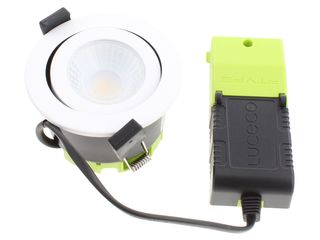 LUCECO EFCA60W40-01 FTYPE COMPACT ADJUSTABLE 6W 600LM DIMMABLE FIRE