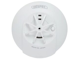 HISPEC HSSA HE FF10 INTERCONNECTABLE FAST FIX HEAT ALARM 10 YR LITHIUM