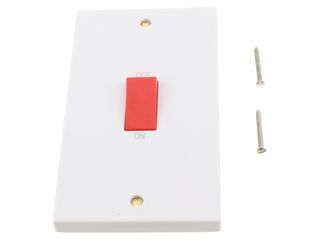 NIGLON SP45LDP 45A DP COOKER SWITCH DOUBLE PLATE VERTICAL