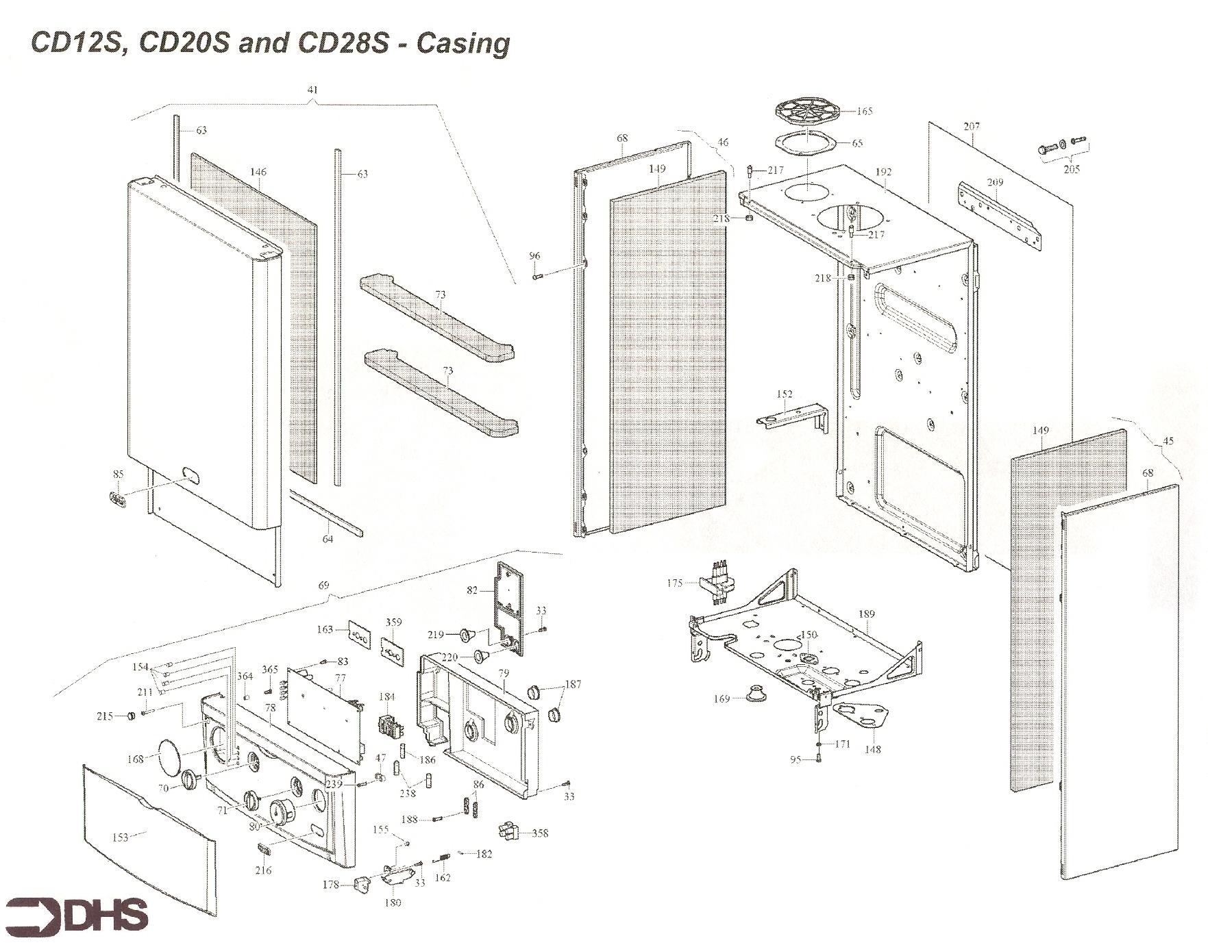 Exploded Diagram for BOILER ASSY