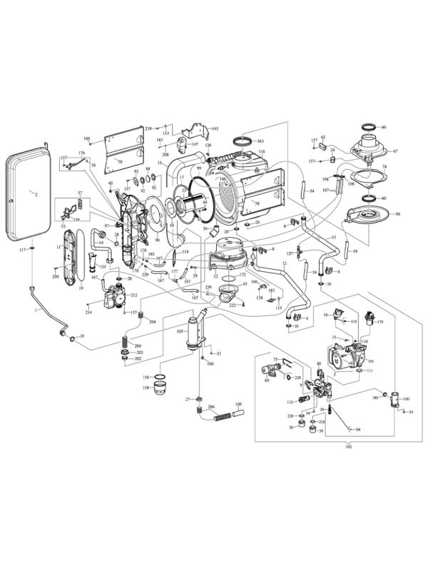 Exploded Diagram for COMPLETE MODEL