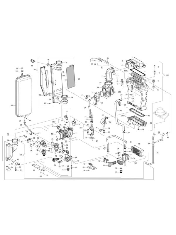 Exploded Diagram for BOILER ASSEMBLY