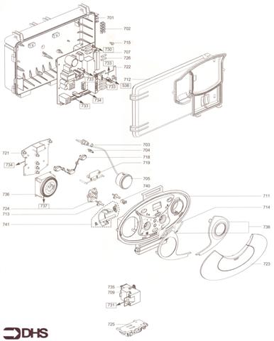 Exploded Diagram for ELECTRICAL BOX