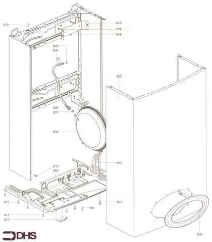 Exploded Diagram for CHASSIS - FRONT CASE