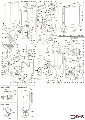 Exploded Diagram for COMPLETE MODEL