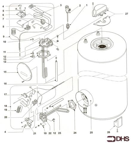 Exploded Diagram for COMPLETE MODEL