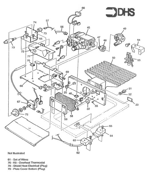 Exploded Diagram for BURNER & CONTROL