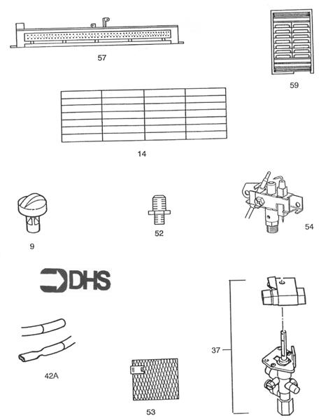 Exploded Diagram for SHORT PARTS LIST