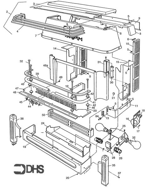 Exploded Diagram for OUTERCASE ASSY